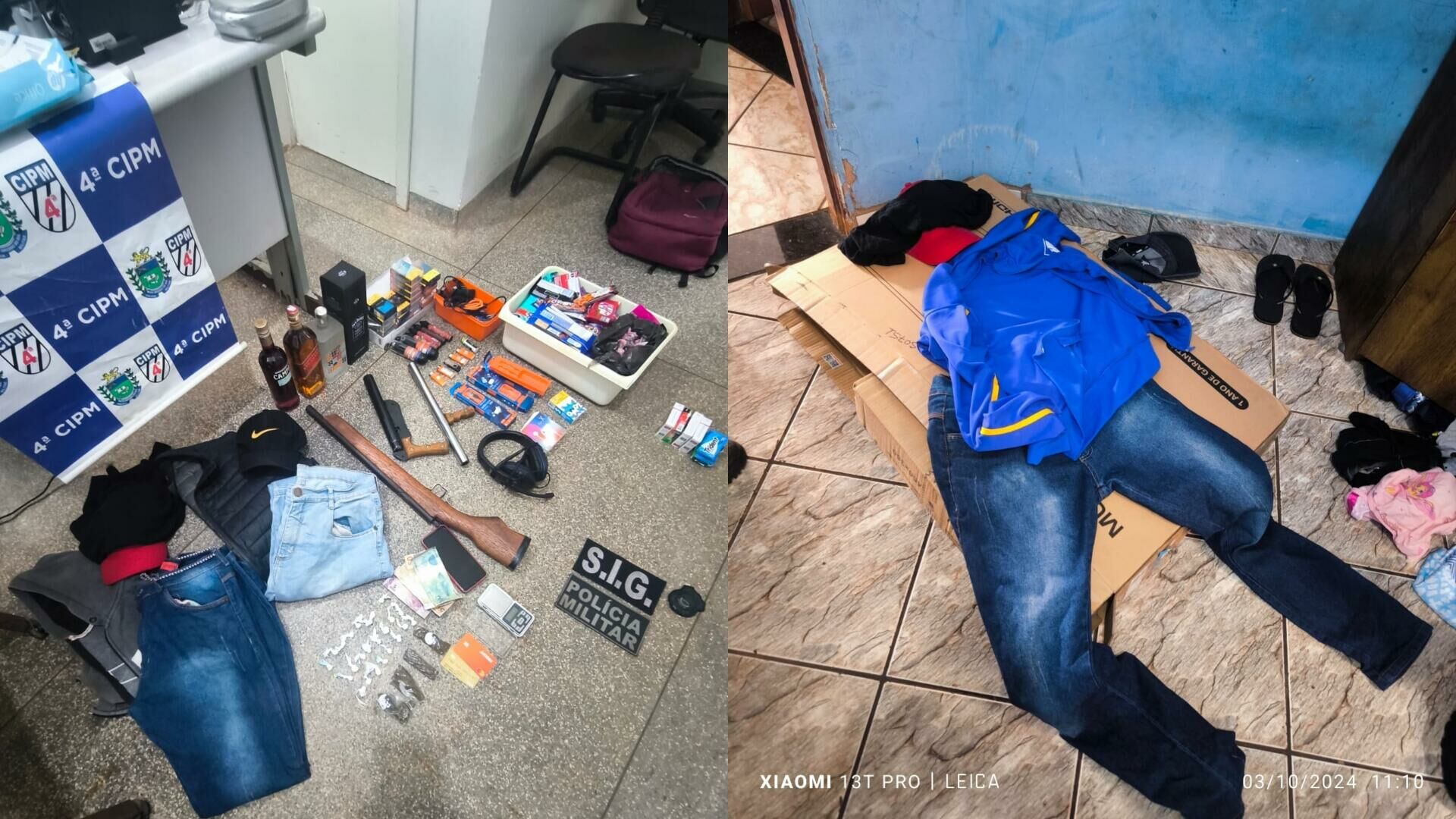 Imagem de compartilhamento para o artigo PM e Polícia Civil apreendem adolescentes por furto e prende jovem por tráfico e posse de arma em Chapadão do Sul da MS Todo dia